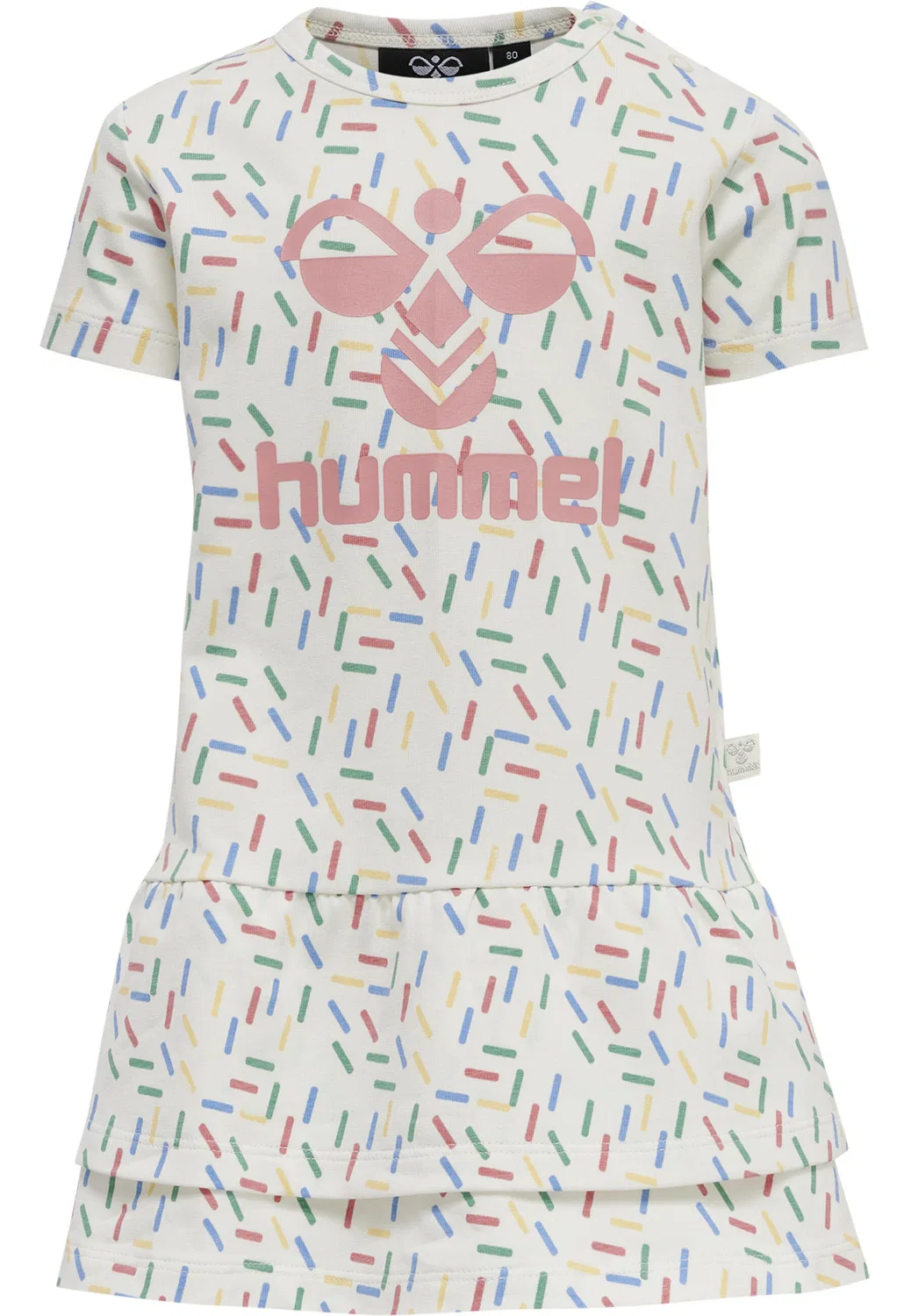 Детское платье с принтом Hmlaurora Hummel, Creme