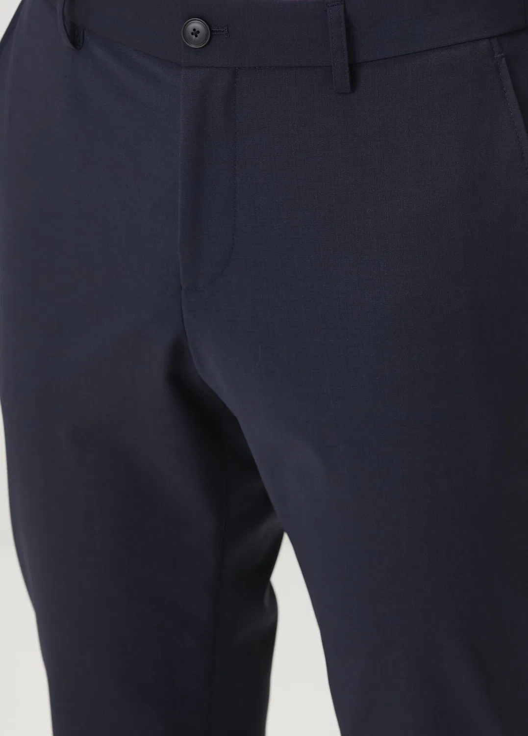 Брюки slim fit Boss, navy — фото 4