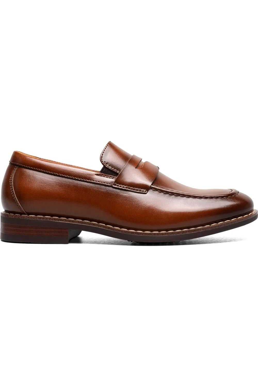 Детские туфли лоферы с мыском мокасин Rucci Florsheim, Cognac — фото 3