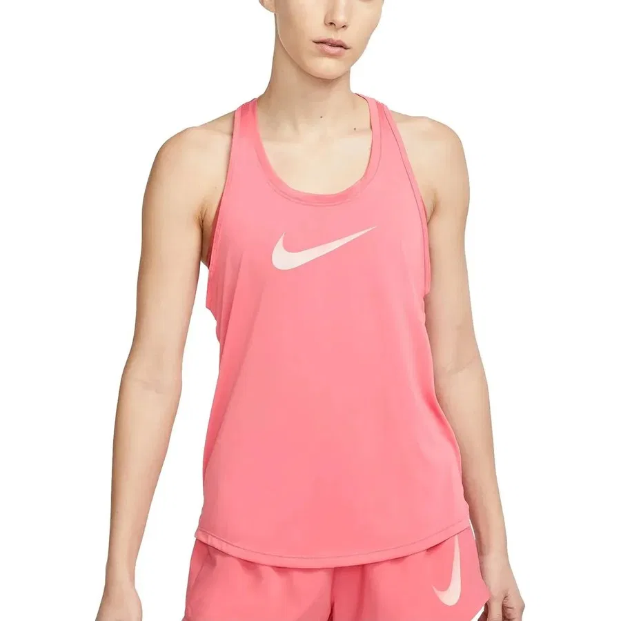 Женский топ без рукавов Nike One Dri-Fit Swoosh, Розовый