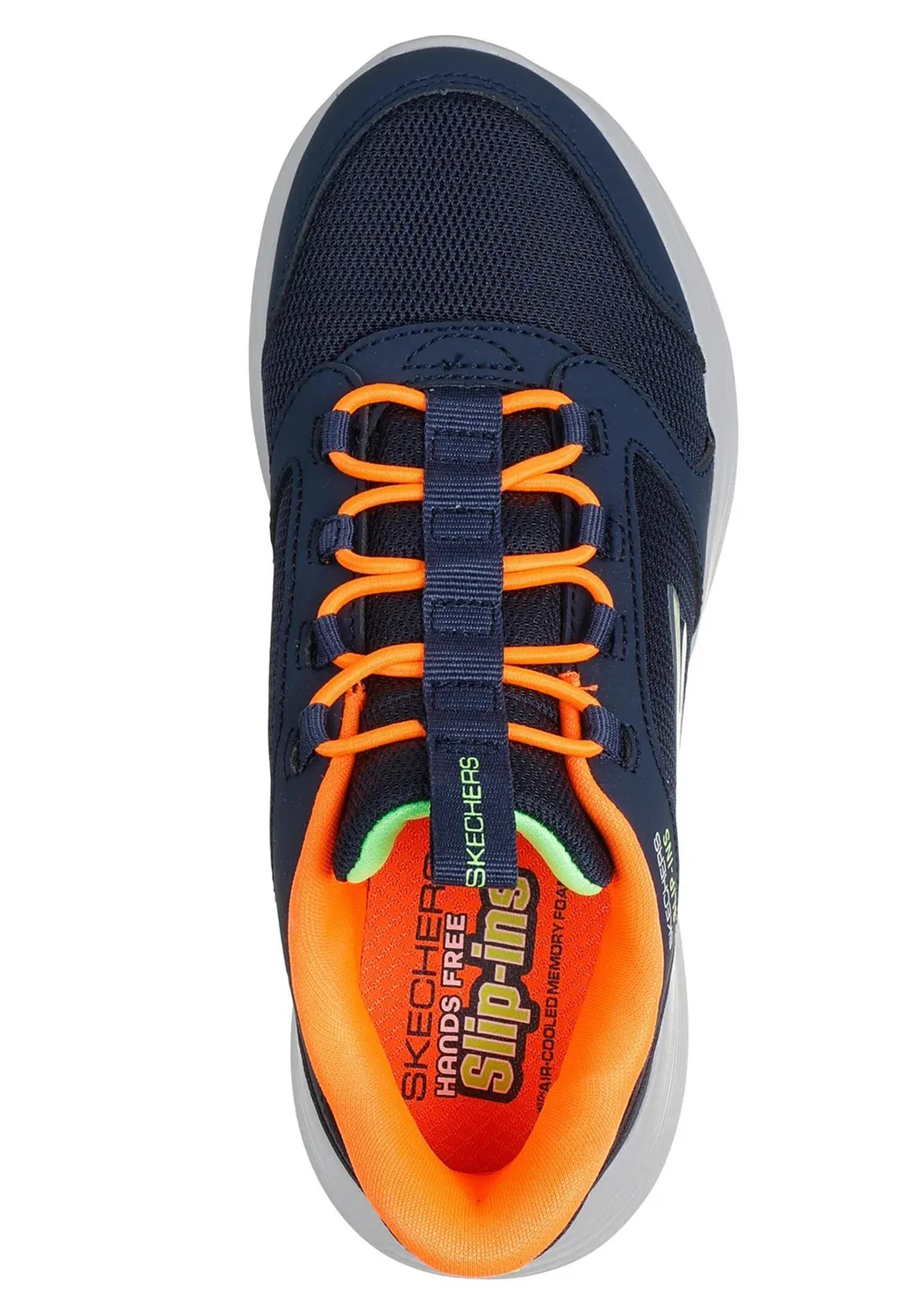 Детские кроссовки с технологией Slip-ins GO RUN 400 V.2 Turbo-Brisk Skechers, Bunt Vitaminorange — фото 3