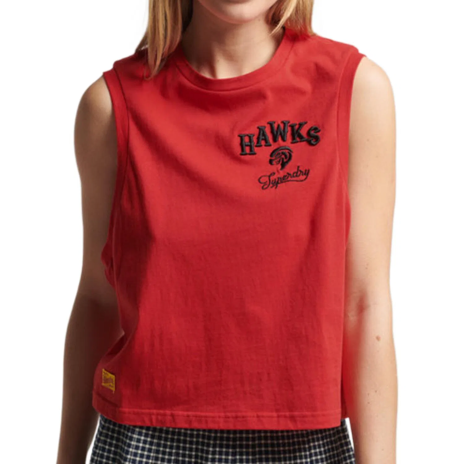 Женская футболка с вышивкой Vintage Collegiate Superdry, Rot