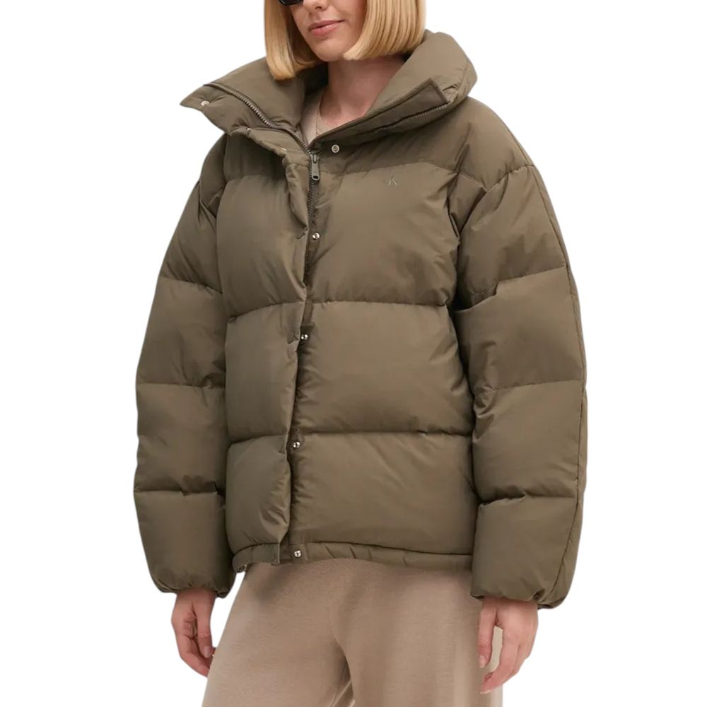 

Куртки и пальто из серого полиэстера Calvin Klein Jeans