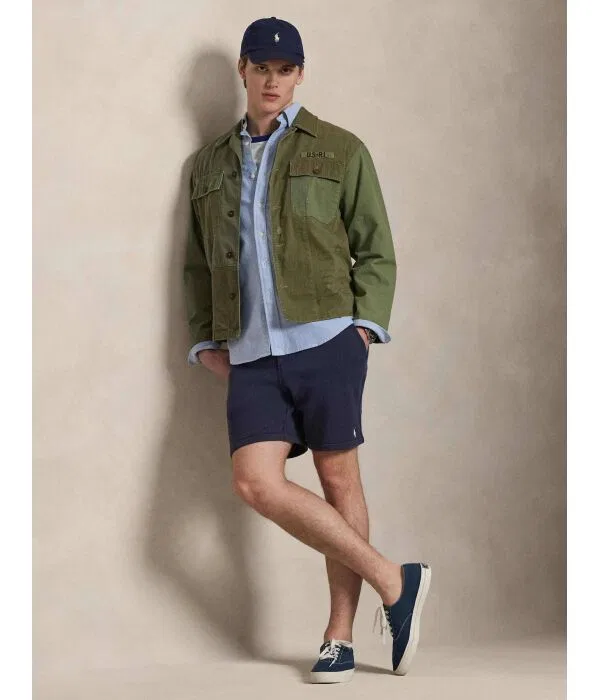 Мужские шорты хлопковые Polo Ralph Lauren, Blu Marino — фото 2