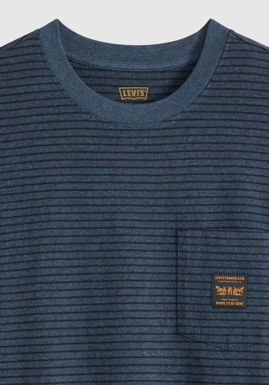 Футболка LEVI'S WORKWEAR сапфирового цвета — фото 4
