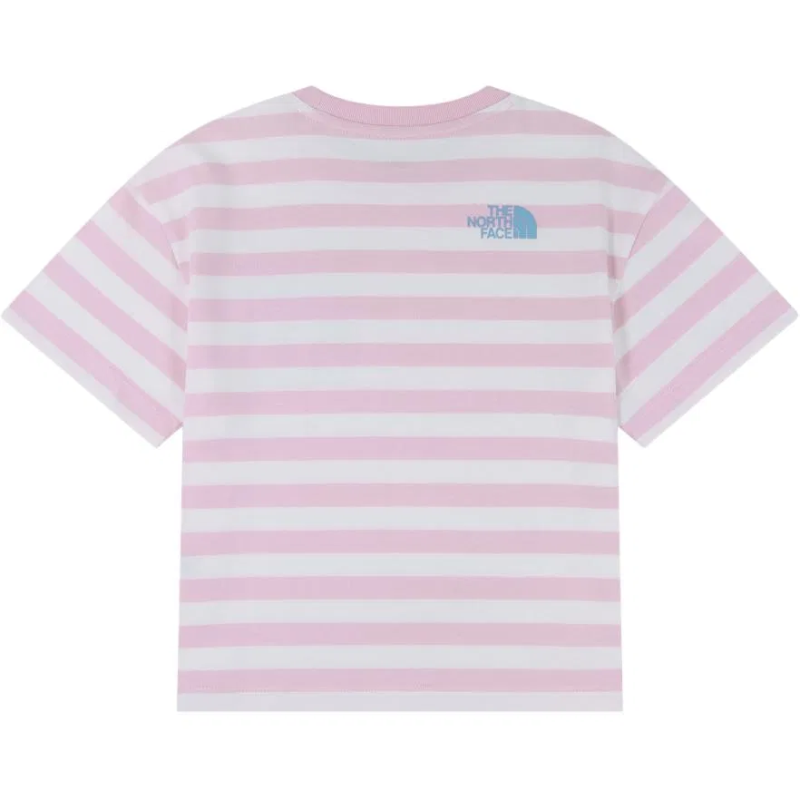 Детский спортивный комплект PLAYON Kids' THE NORTH FACE, Pink Top+Blue Shorts — фото 4