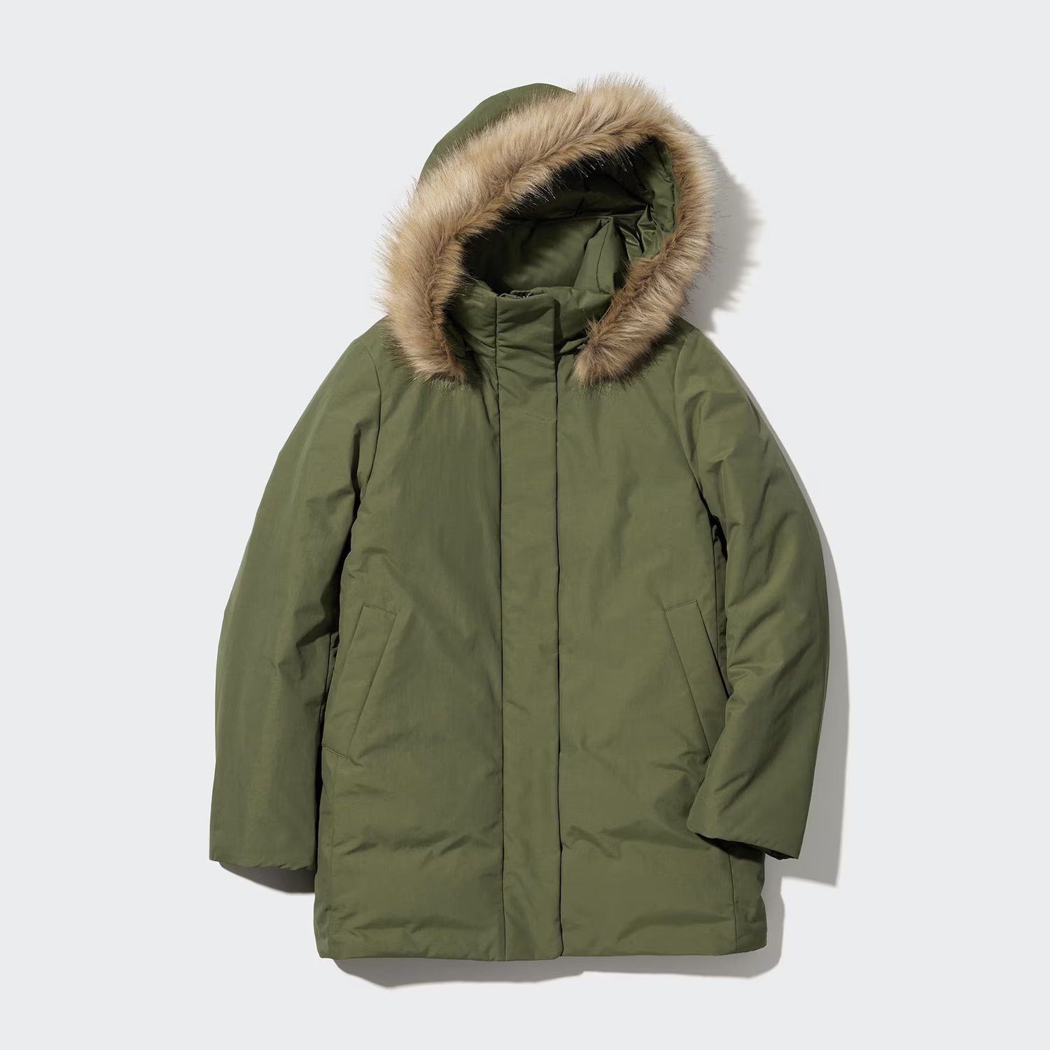 

Гибридное пуховое пальто Uniqlo, 56 оливковый, Зеленый, Гибридное пуховое пальто Uniqlo, 56 оливковый