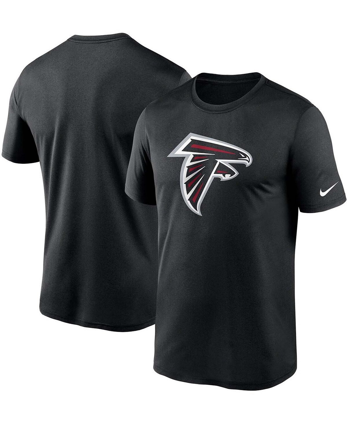 

Мужская футболка big and tall black atlanta falcons logo essential legend performance Nike, черный