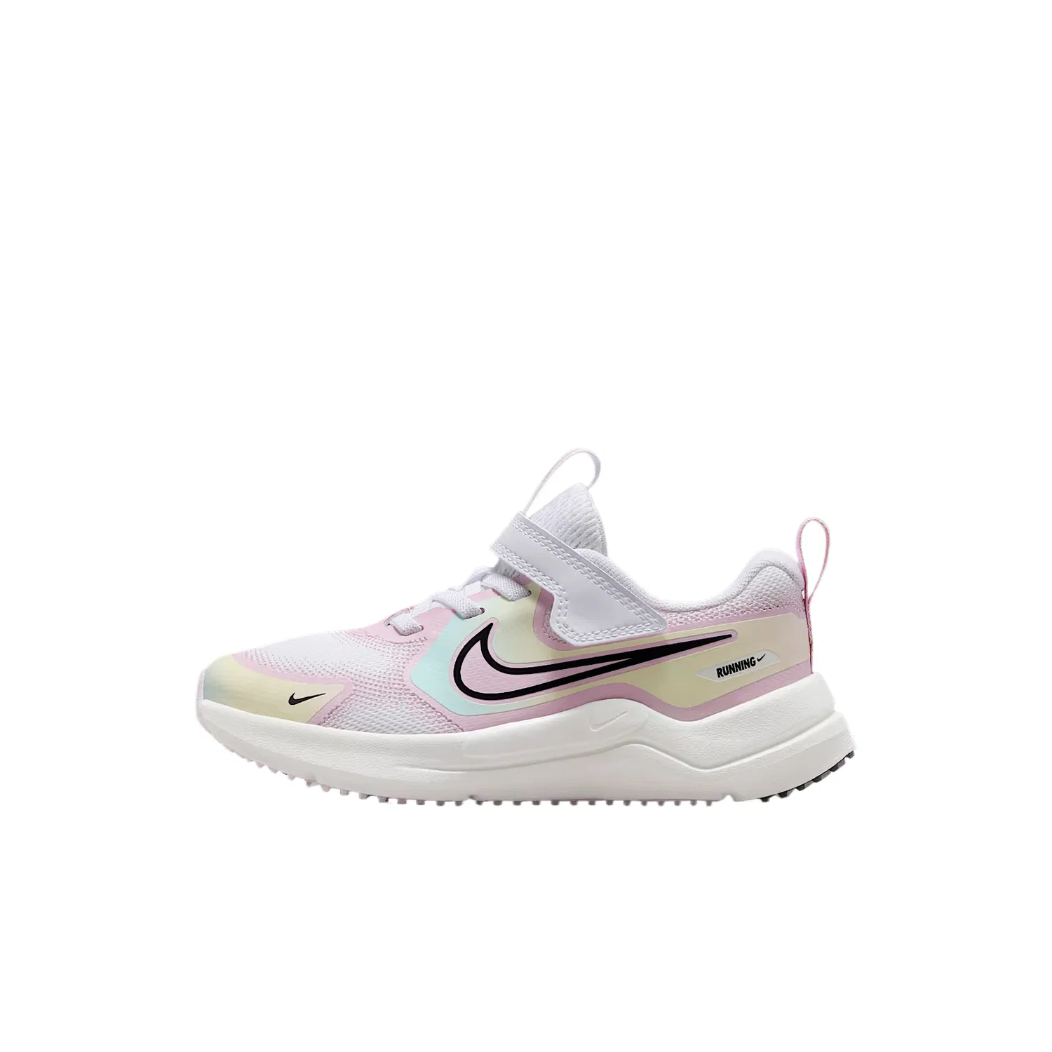Детские беговые кроссовки Cosmic Runner Nike, White/Bleached Light Purple/Sail White/Black