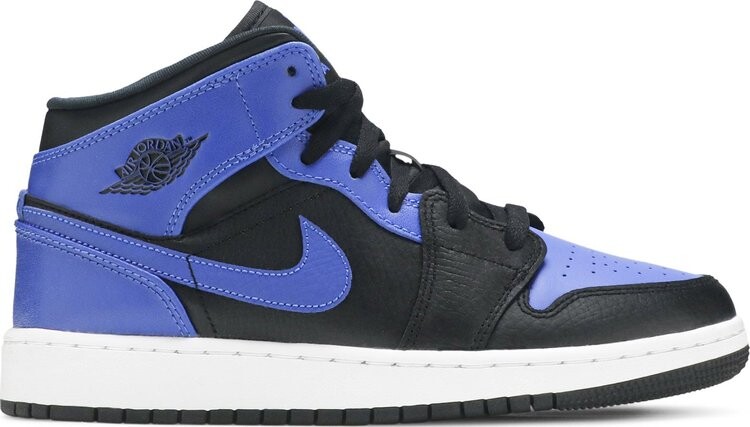 

Кроссовки Air Jordan 1 Mid GS Hyper Royal, синий