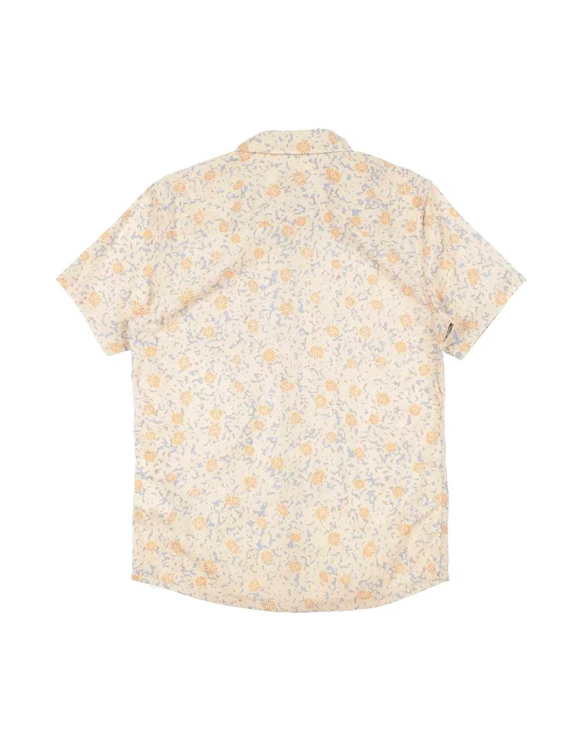 Детская рубашка для мальчиков с коротким рукавом Mellow Fuzz Youth Quiksilver, бежевый — фото 2