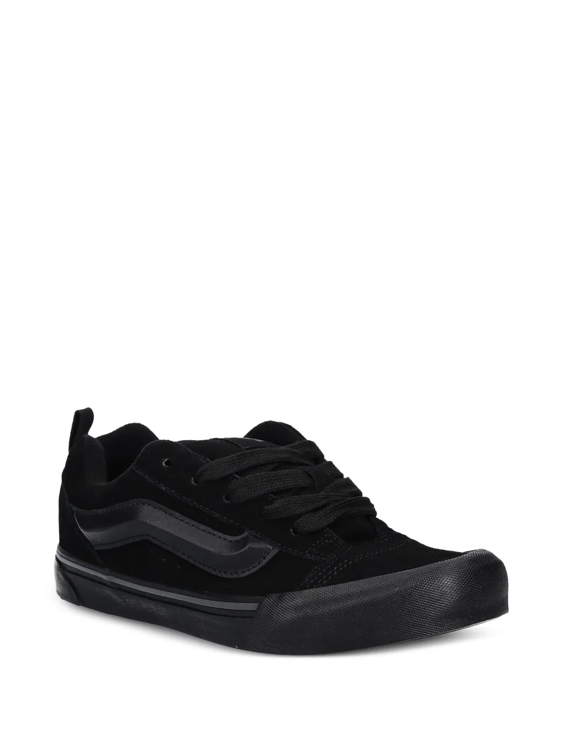 Низкие кеды из замши черного цвета Vans, черный