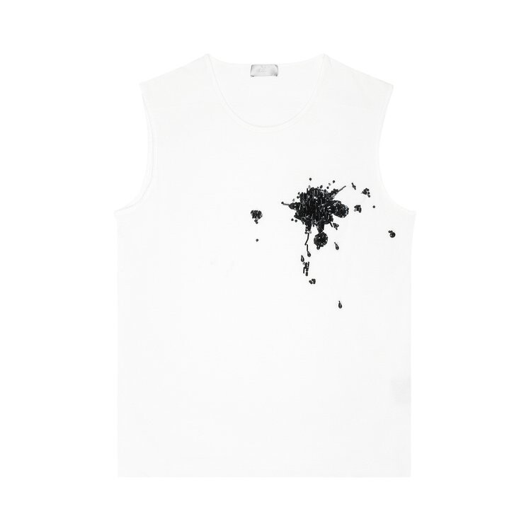 

Топ Pre-Owned Dior Homme Vintage Bloodwound Tank Top 'White', белый