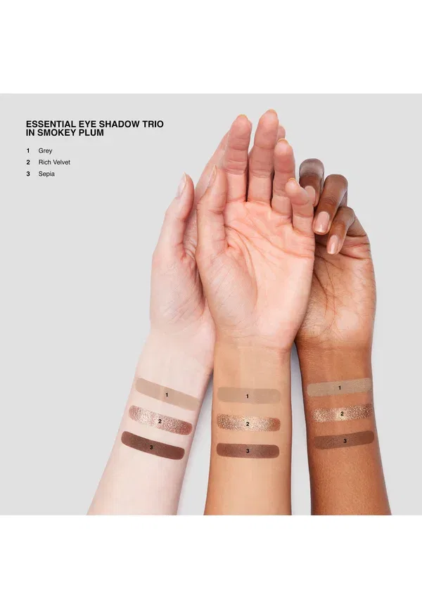 Незаменимое трио теней для век - палетка теней 4.4 г Bobbi Brown, цвет smokey plum — фото 3