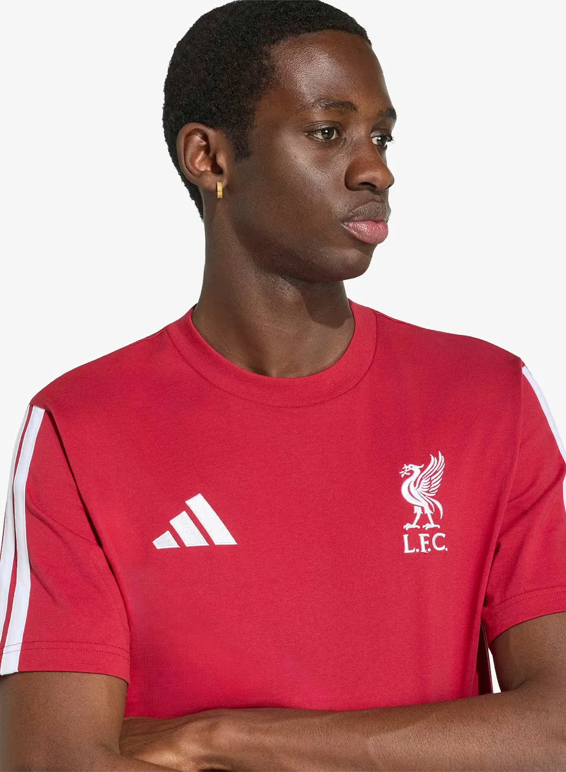Футболка с коротким рукавом Liverpool FC DNA Adidas, белый — фото 3