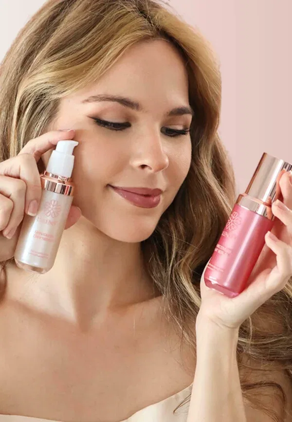 Набор для ухода за кожей Glow & recovery moonstone elixir - дневной и ночной уход Ellenity, прозрачный — фото 4