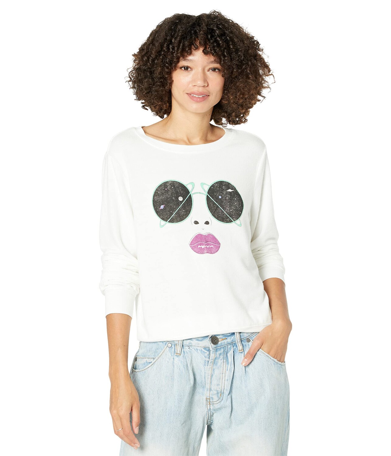 

Пуловер Wildfox, Cosmic Babe Brushed Hacci Jersey Sweatshirt