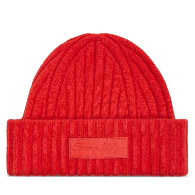 

Шапка Tommy Hilfiger TommyTwist Beanie, оранжевый