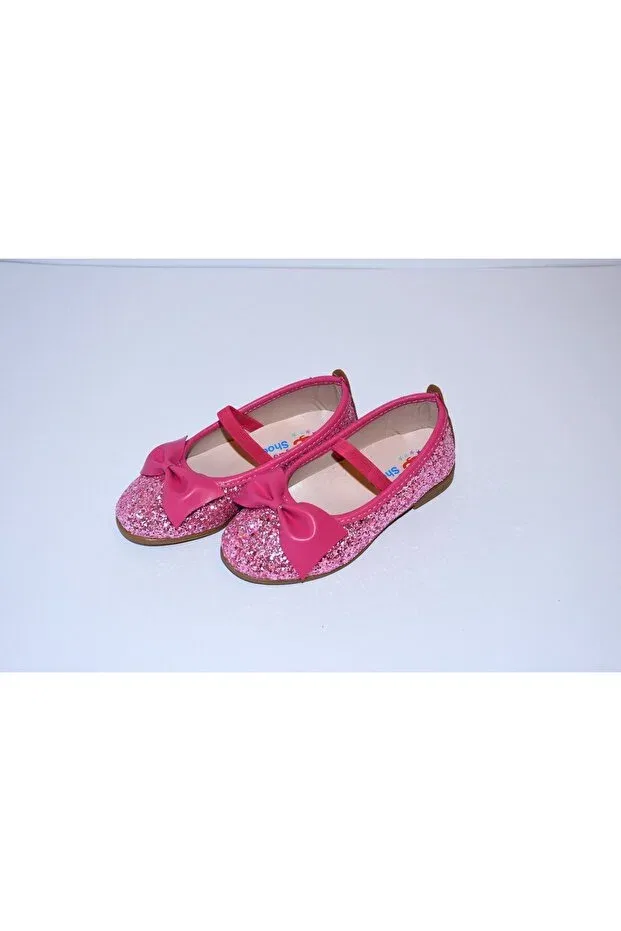 Детские балетки для девочек с принтом Şuşu Shoes, Pink