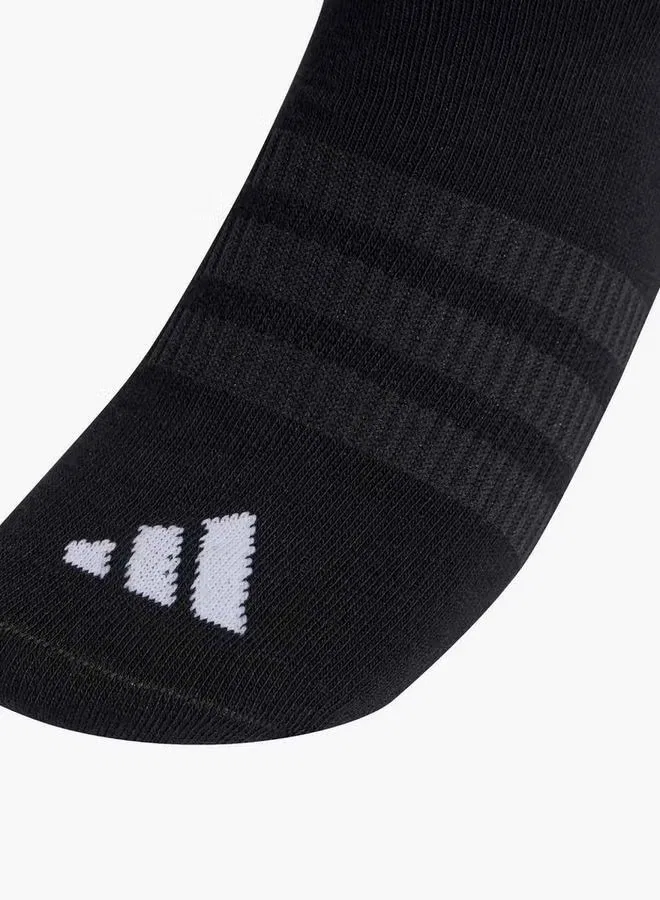 Носки спортивные низкие комплект из 3 пар Adidas, черный — фото 3