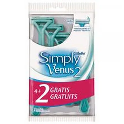 Бритвенный станок Gillette Simply Venus 2, 6 шт.