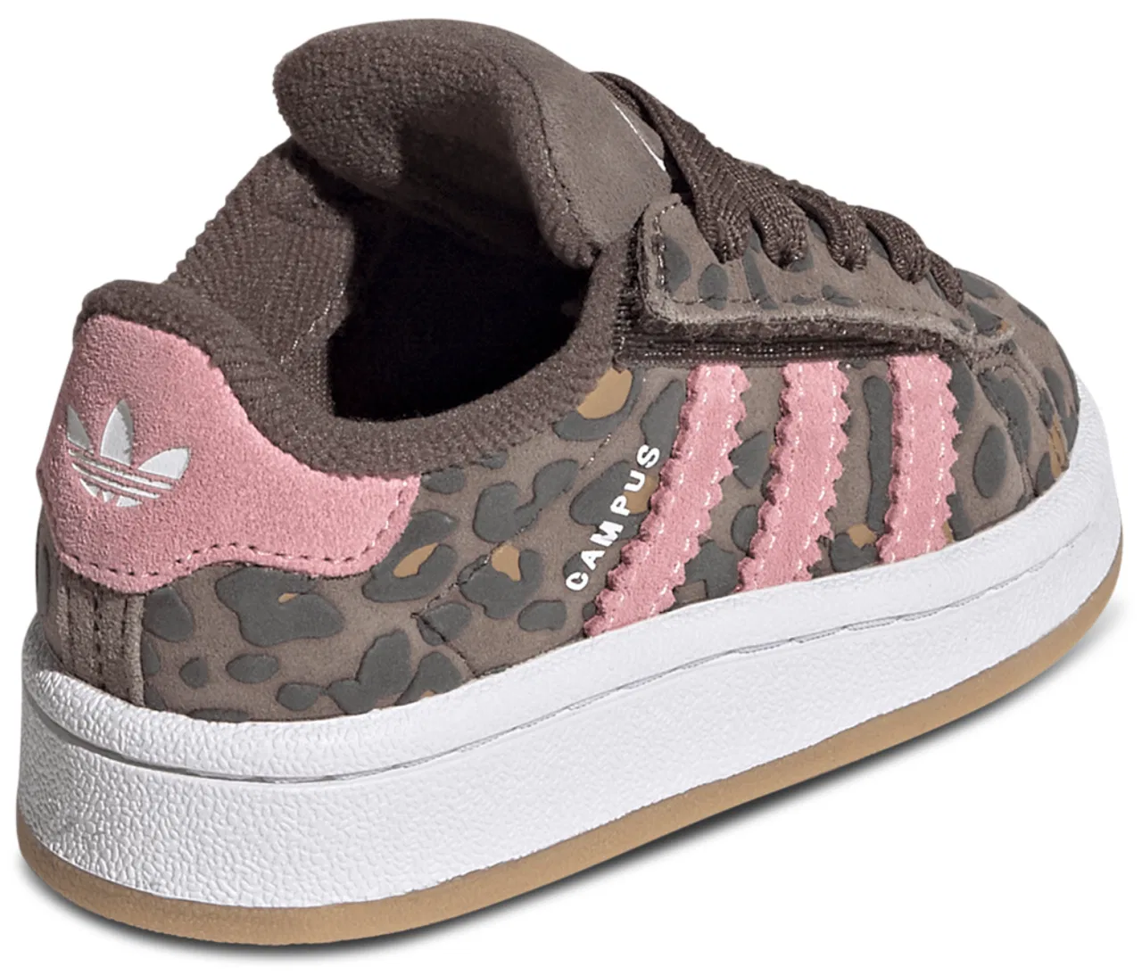 Кеды для мальчиков Campus 00s CF EL Adidas, цвет Earth Strata/Footwear White/Glow Pink — фото 3