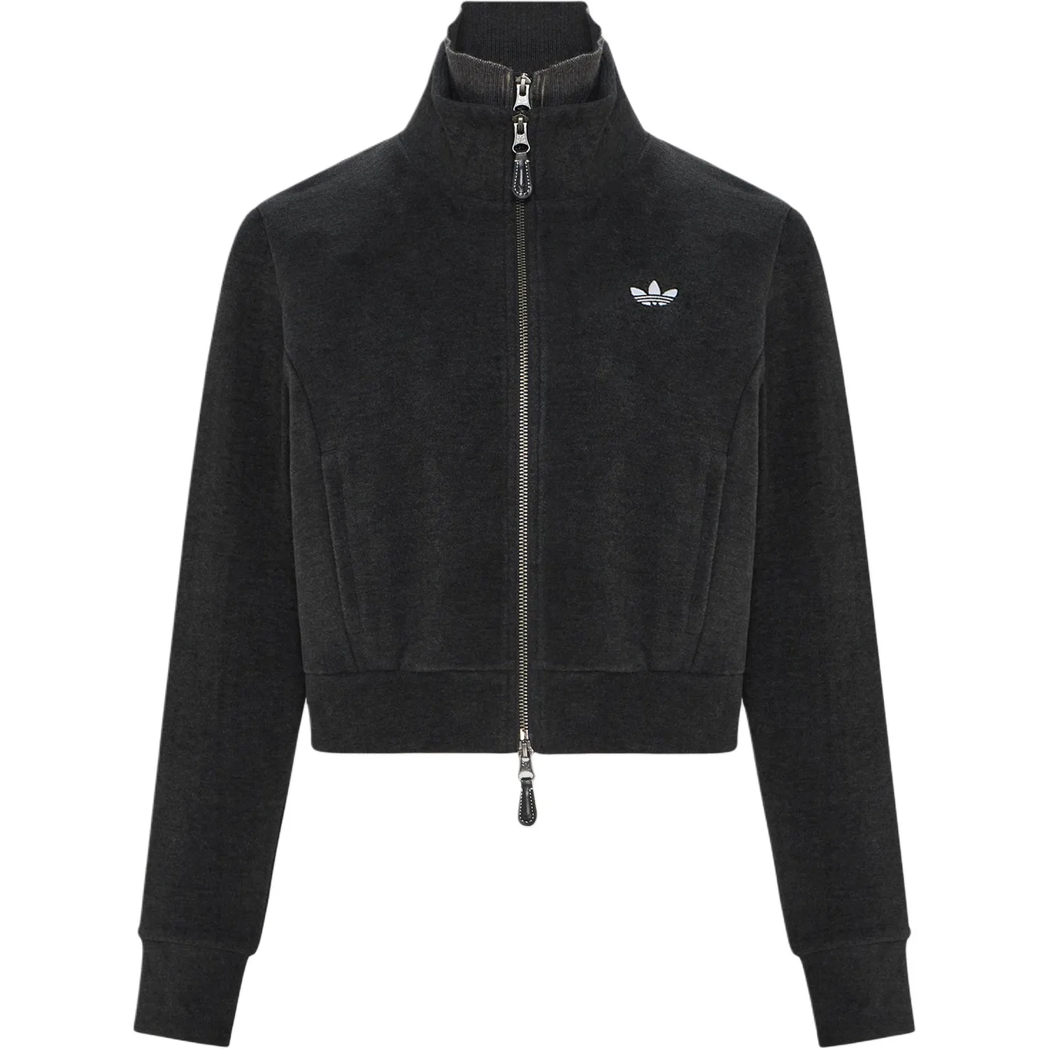 Женская куртка с воротником-стойкой Carbon Black Adidas Originals, Carbon Black