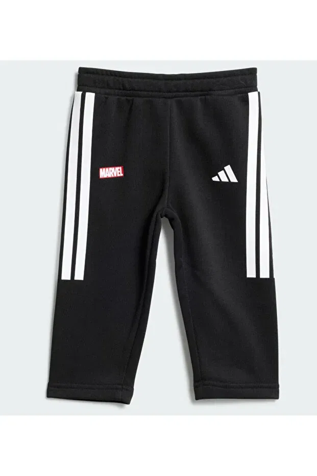 Детский спортивный костюм-двойка для мальчиков с принтом Marvel Spider-Man Kids Jogger Tracksuit Set Adidas, Preloved Teal-White — фото 4