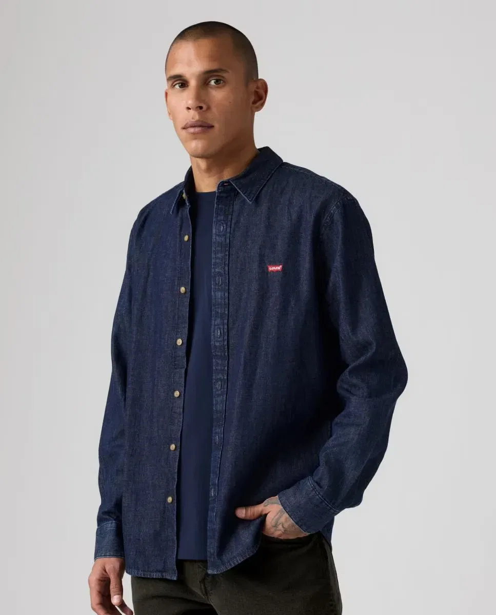 Мужская рубашка джинсовая Slim Fit Levi's, Azul Índigo — фото 3