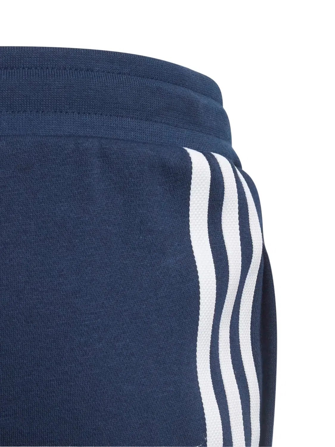Флисовые шорты в полоску Adidas Kids, синий — фото 4