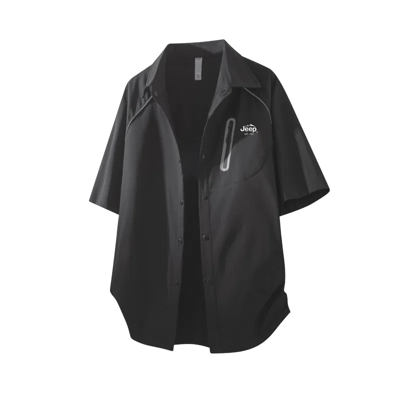 Детская рубашка с воротником прямого кроя Jeep Urban Casual Shirts, Apricot — фото 3