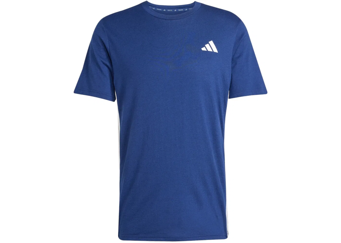 Мужская футболка с длинным рукавом Adidas Train Essentials Feelready 3-Stripes Tee, Dark Blue