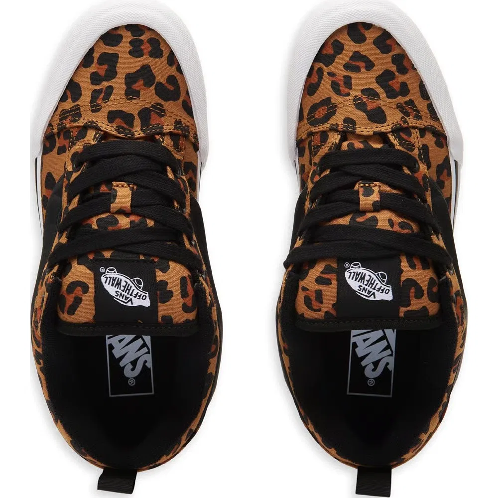 Детские скейтбордистские кроссовки Vans, Leopard Print — фото 4