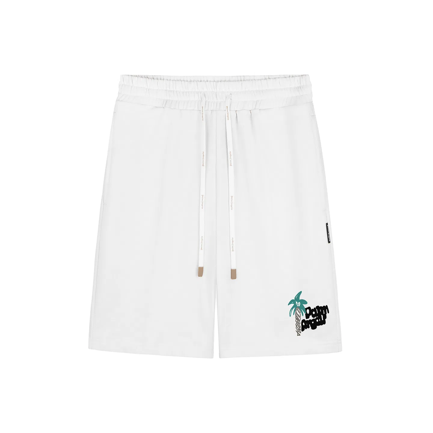 Детские шорты свободного кроя PALM ANGELS, White