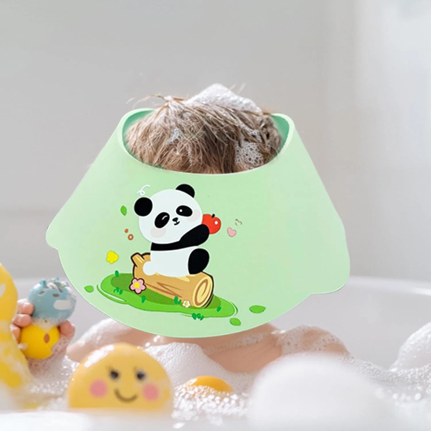 Детская шапочка для душа, Chaies, 33x32 см, Зеленый — фото 3