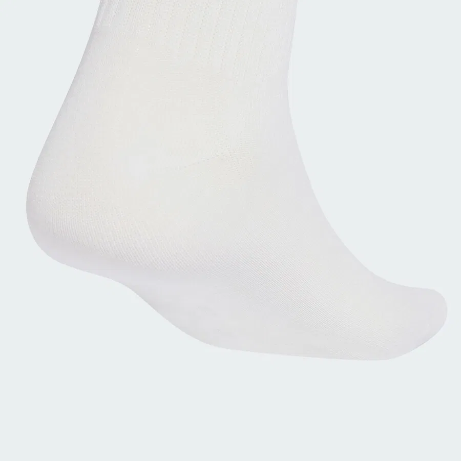 Носки ADIDAS ORIGINALS «3 STRIPES CREW SOCKS 3» белого цвета — фото 4
