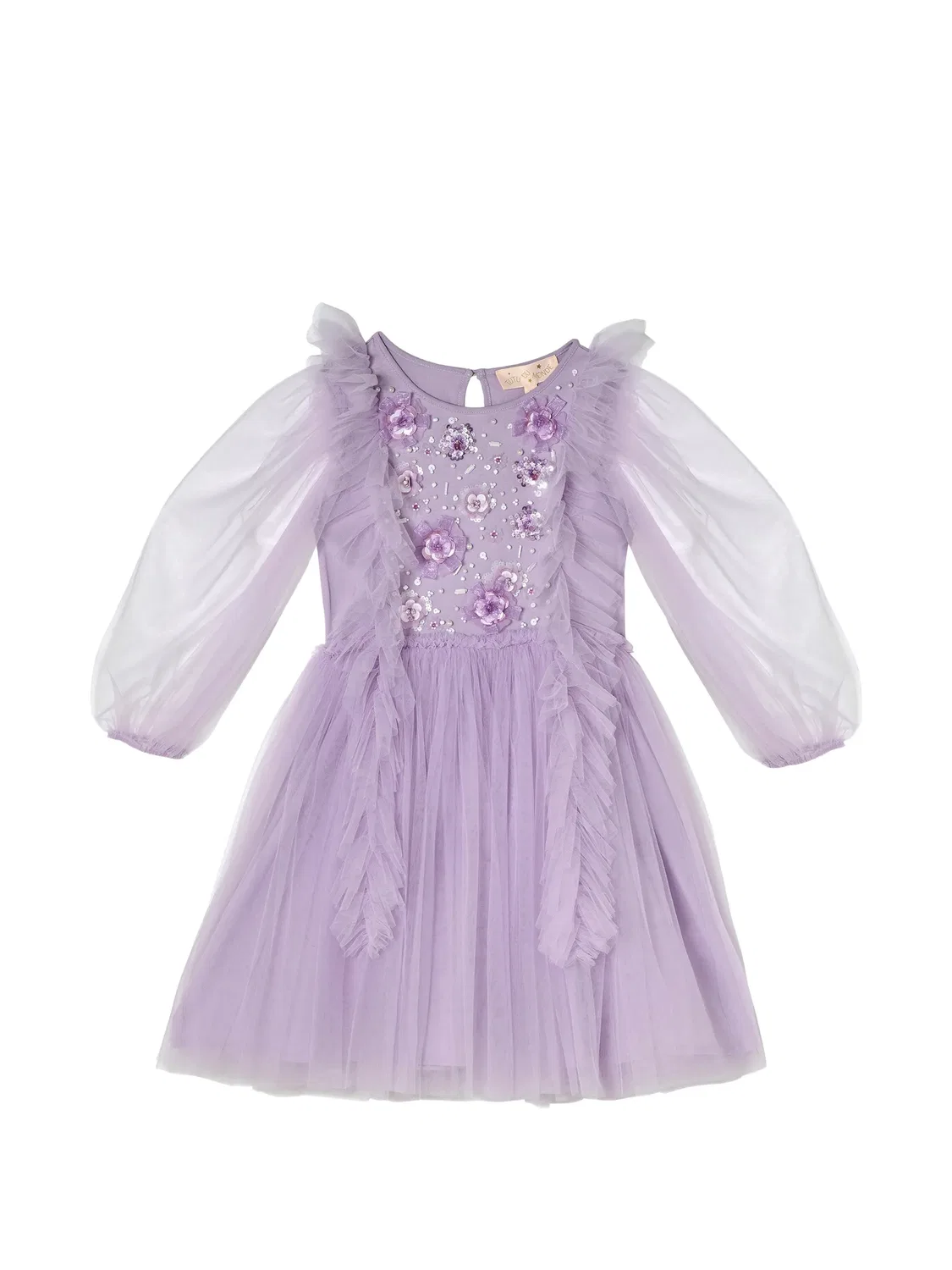 Платье Violet с пайетками и оборками Tutu Du Monde, фиолетовый
