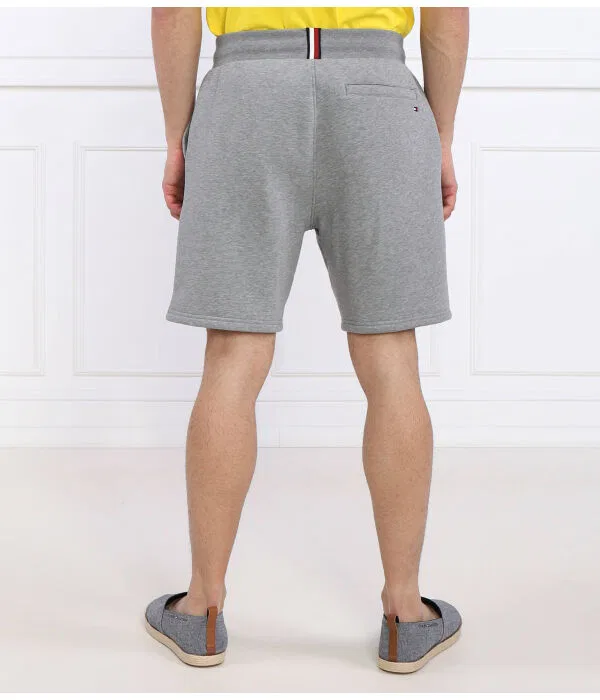 Мужские шорты хлопковые Regular Fit Tommy Hilfiger, серый — фото 4