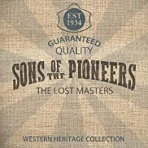 

CD диск Sons of the Pioneers: The Lost Masters