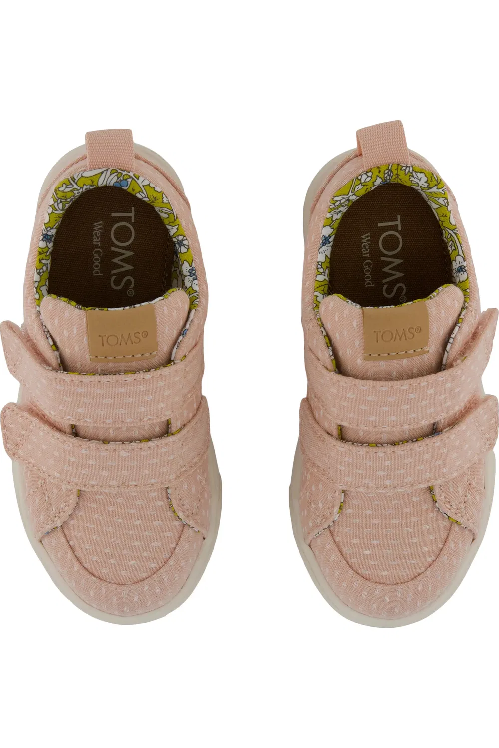 Детские кроссовки на липучках Cruz TOMS, средне-розовый — фото 4