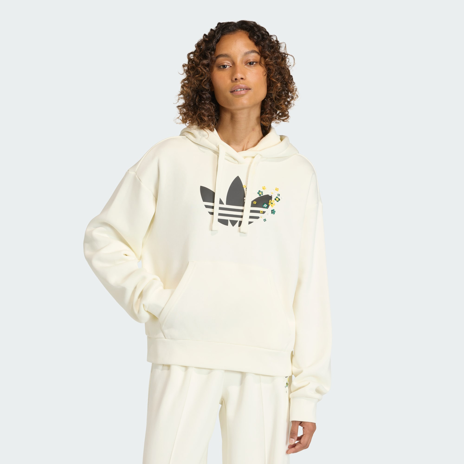 Худи Adidas Originals X Liberty, кремовый — фото 3