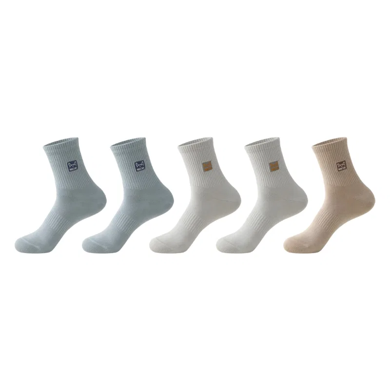 Детские носки с длинным голенищем Light Blue 2+Light Gray 2+Khaki MIIOW