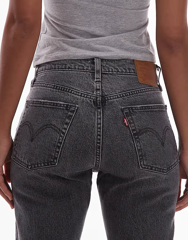 Джинсы Levi's 501 Original Straight Jeans, черный — фото 4