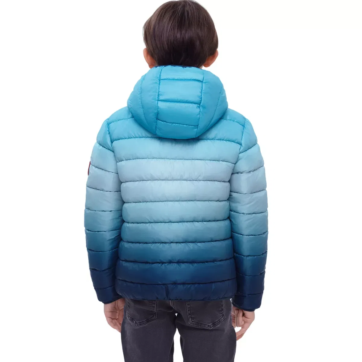 Детская куртка-пуховик с капюшоном Rokka&Rolla, Arctic Blue Gradient — фото 4
