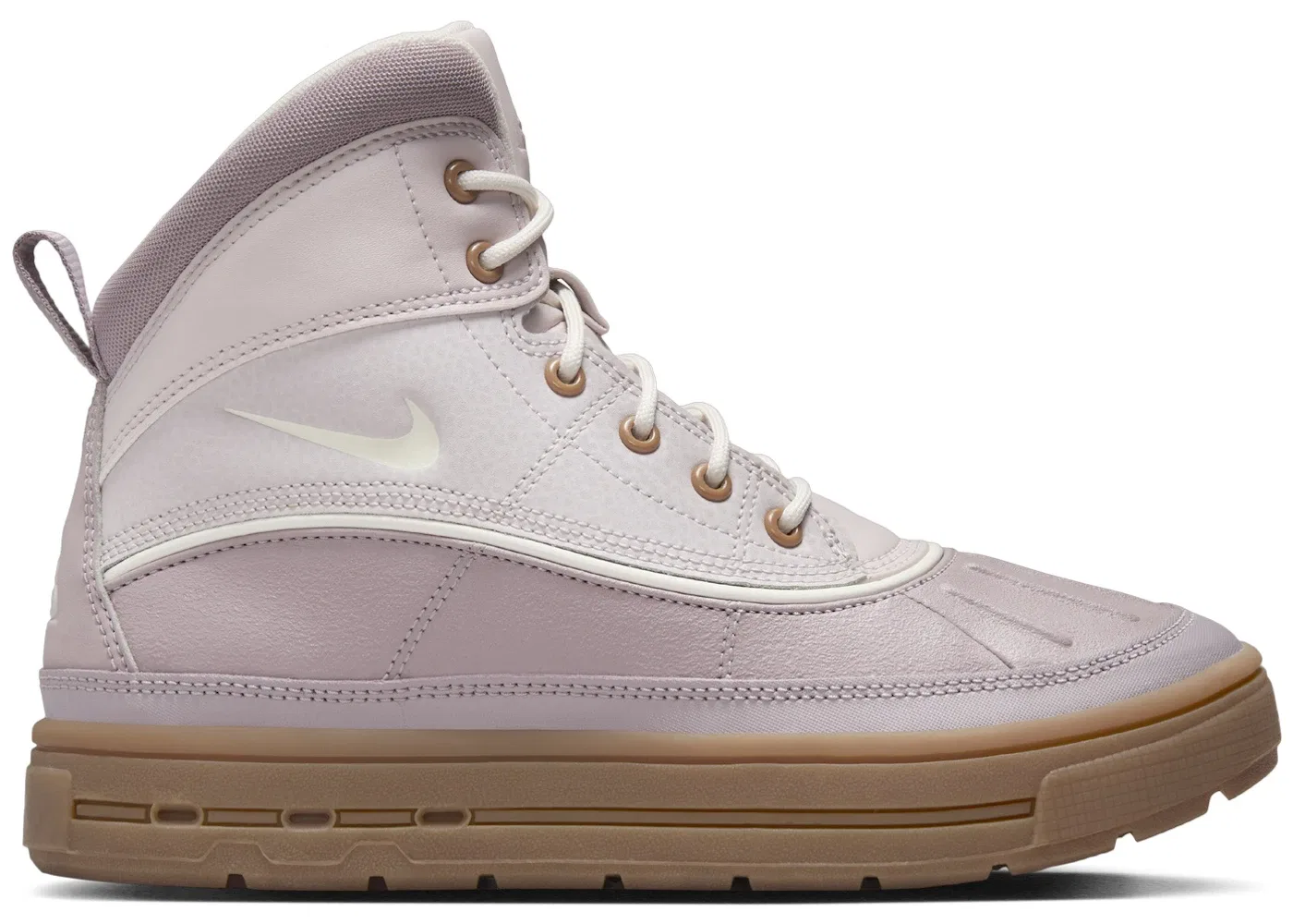 Детские ботинки с высоким верхом Nike Woodside 2 High, Light Violet Ore/Platinum Violet/Gum Medium Brown/Phantom