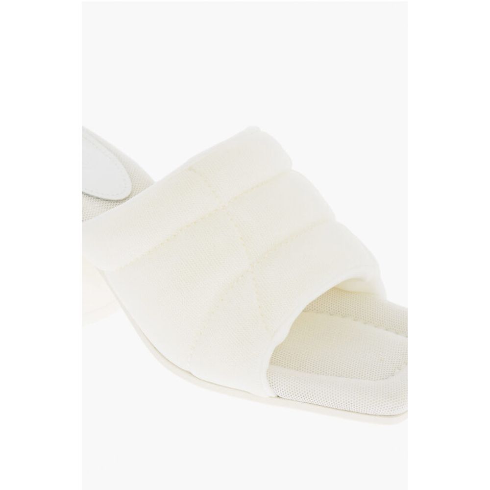 Мюли MM6 с подкладкой и квадратным носком 7 см Maison Margiela, White — фото 4
