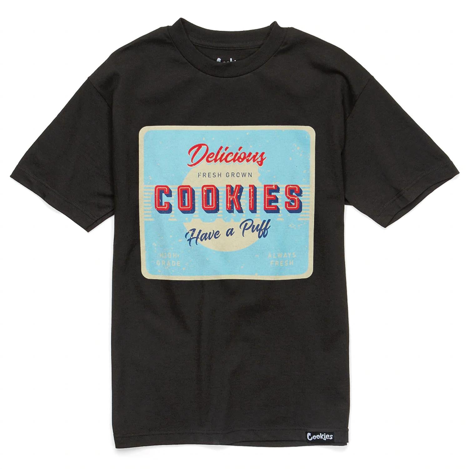 

Мужская футболка Delicious черного цвета Cookies