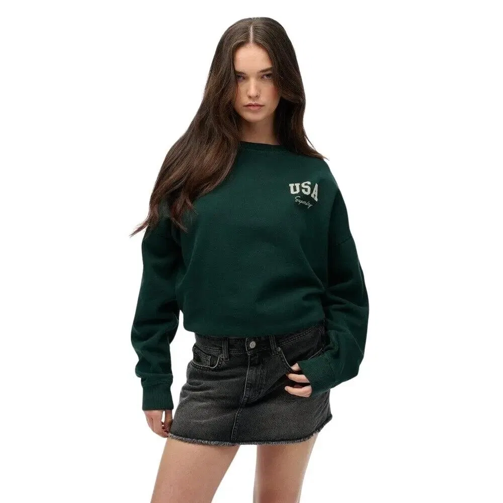 Женский свитшот Athletic Essentials Superdry, Grun