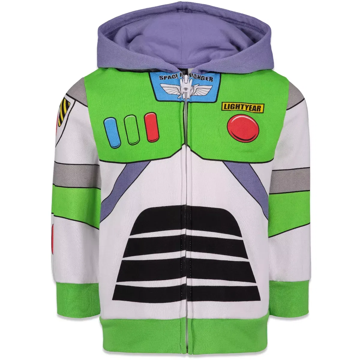 Детский худи с принтом Toy Story Buzz Lightyear Disney, Green