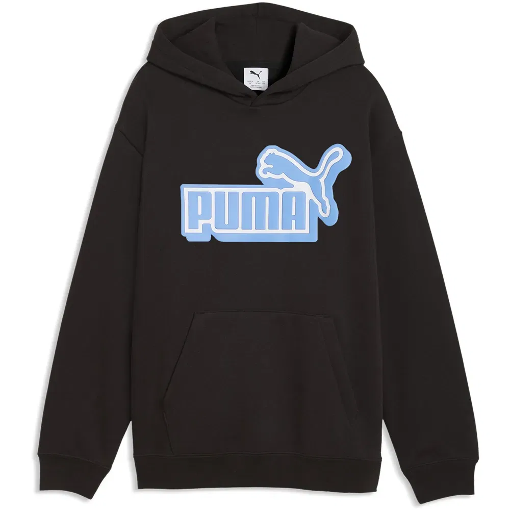Худи свободного кроя Essential Logo Lab Relaxed Puma, черный — фото 3
